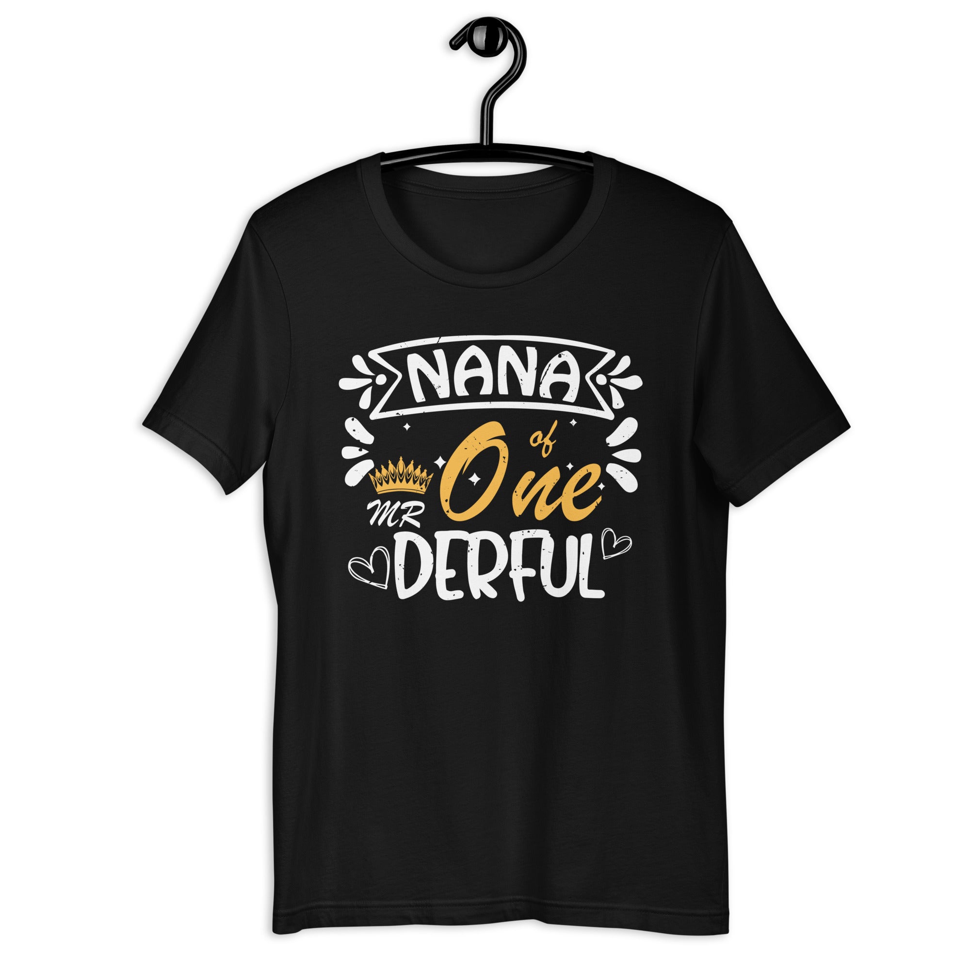 nana-of-mr-one-derful-party-matching-family-1st-birthday-unisex-t-shirt