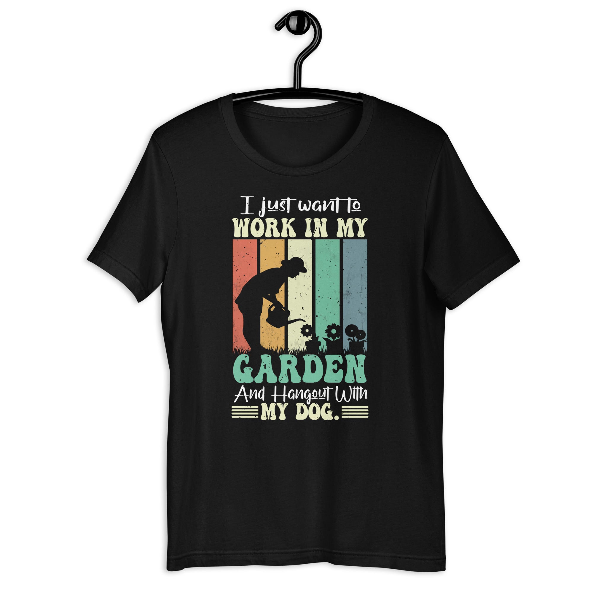 Gardening tee Dog Lover Gardener Garden Pet Plants Unisex t-shirt